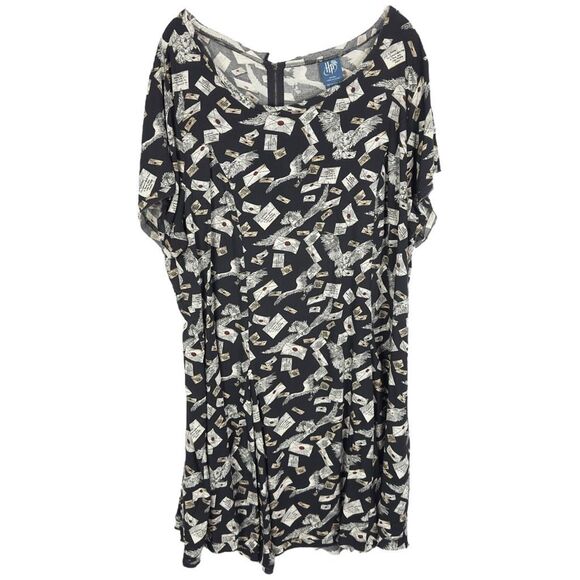 Torrid Black and White Graphic Dress - Picture 1 of 11